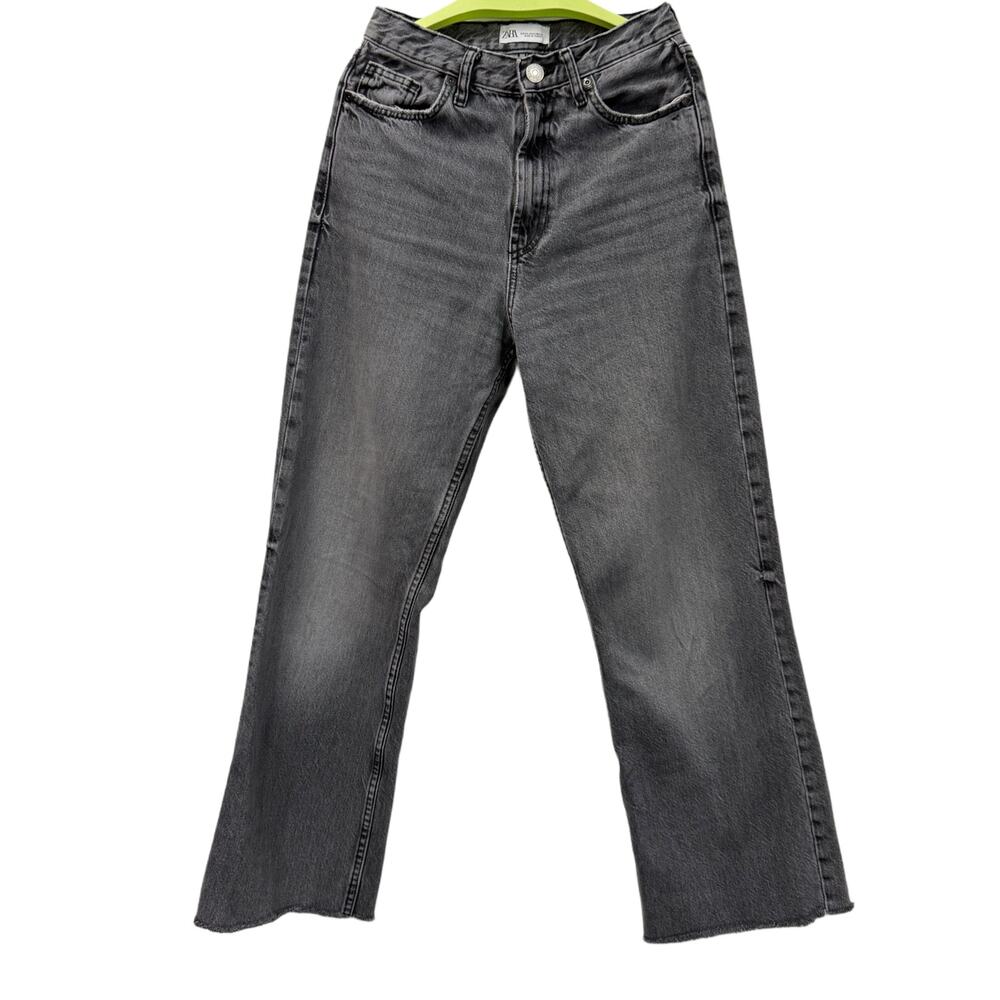 Zara jeans in size us 2 in Grey Stone washed